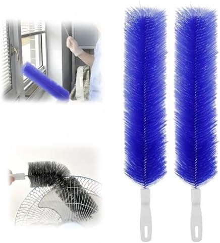 Bendable Microfiber Head, New Fan Cleaner Brush Reusable Dust Remover Washable by AYNUUY