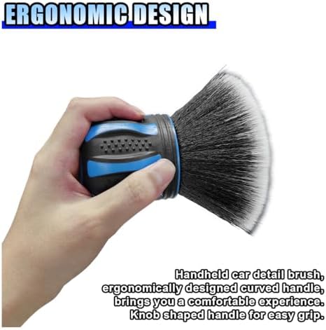 Car Detailing Brush, Ultra Soft Bristles XL Synthetic Brush, Auto Interior - Image 4