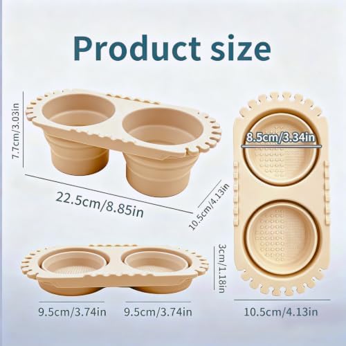 Paint Brush Cleaner Cup, Foldable Silicone Brush Cleaning Rinse Cup - Image 2