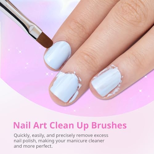 AIRSEE Nail Art Clean Up Brushes - Image 2