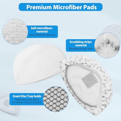 6 Pack Steam Mop Replacement Pads Washable - Image 3