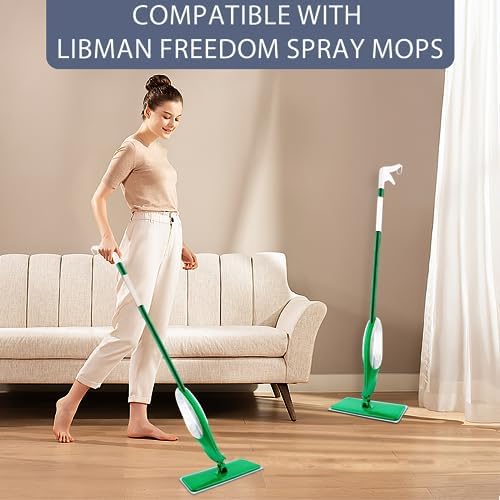 Upgraded Mop Head Replacement for Libman Freedom Spray Mop, 6 Pack Washable - Image 7
