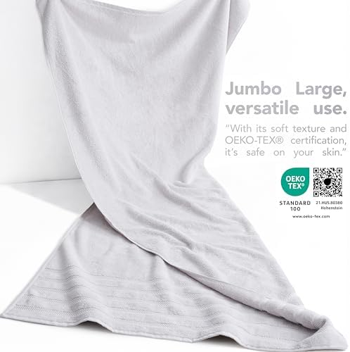 American Soft Linen 100% Cotton Luxury Turkish Towels, 35x70 XL Bath Sheet - Image 3