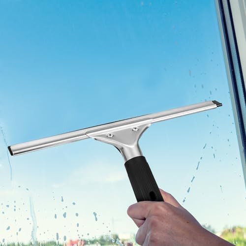 6 Pcs 12'' Professional Steel Window Squeegee - Image 5