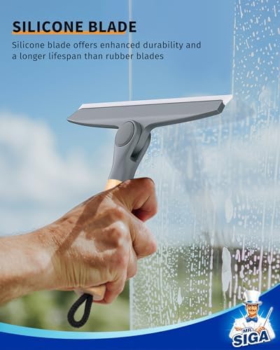 MR.SIGA Silicone Squeegee for Shower Door, 10 inch - Image 6