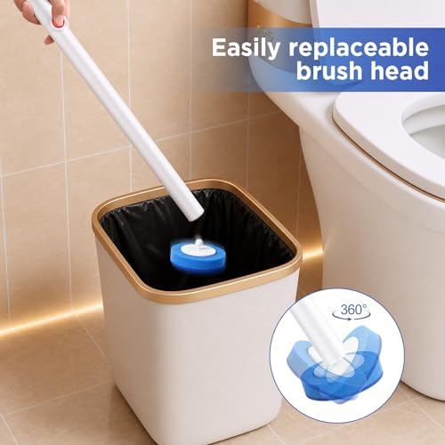 Toilet Wand Refills，Toilet Brush Replacement, Hygienic and Easy to Use - Image 5