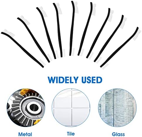 Abeillo Double-Ended Nylon Cleaning Brushes, Plastic Handles - Image 5