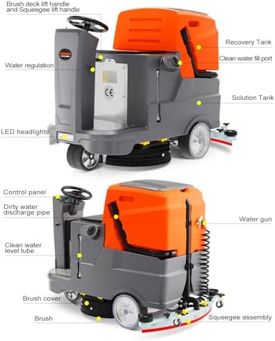 HANTINSTOM Ride-on Commercial Floor Scrubber - Image 4