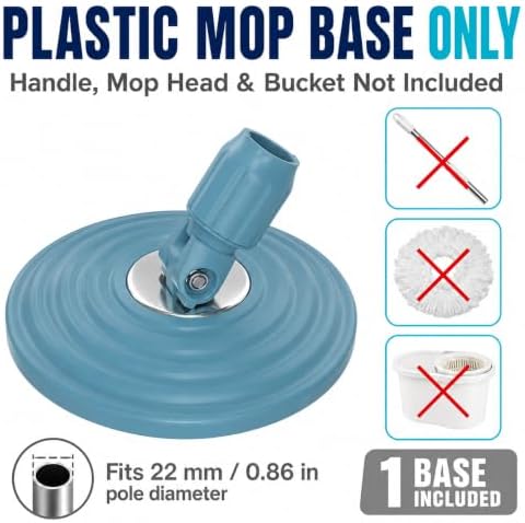 Plastic Mop Base Replacement for RinseWise Spin Mop Bucket - Image 2