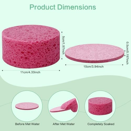 3-Pack Large Sponge, Kitchen Sponges, Handy Sponges, Cellulose Sponges - Image 2