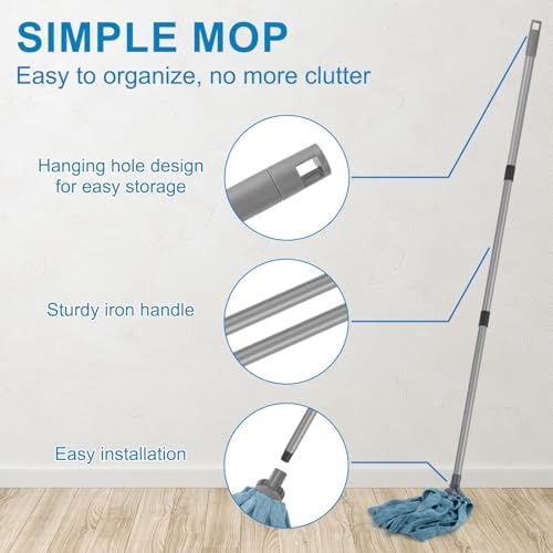 KeFanta Mops for Floor Cleaning, One Mop Handle - Image 7