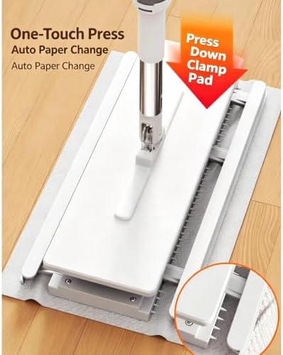 Hands Free Flat Mop, 360° Rotating Clamp Mop - Image 7