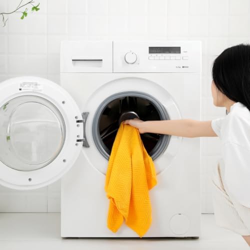 Premium Cotton Kitchen Towels Set, 4 Pack Super Absorbent Kitchen Hand Towels - Image 6