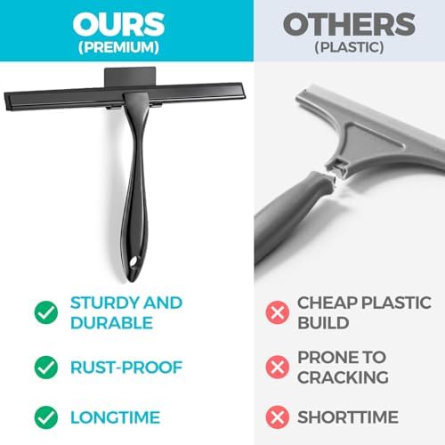 ALFLOD 2pcs Shower Squeegee for Glass Doors - Image 3