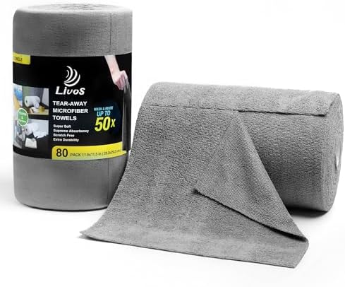 LIVOS Microfiber Cleaning Cloth Roll by LIVOS