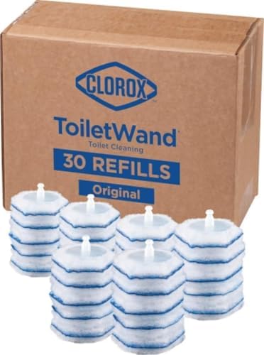 Clorox ToiletWand Disposable Toilet Cleaner Refills, Kills 99.9% of Germs and by Clorox