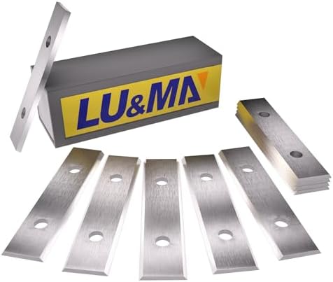 LU&MN Carbide Scraper Replacement Blades, 2.38" / 60×12×1.5mm Double-Edged by LUMN