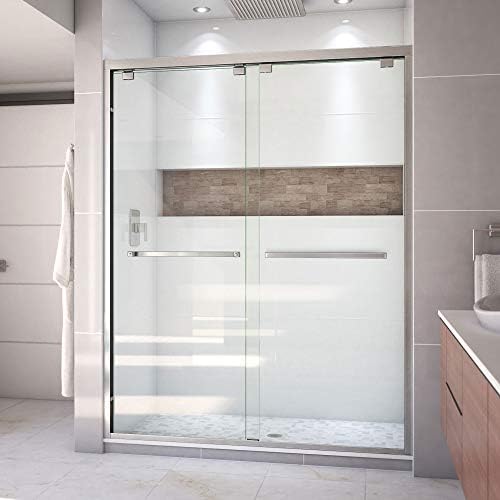 DreamLine Encore 56-60 in. W x 76 in. H Semi-Frameless Bypass Shower Door in by DreamLine
