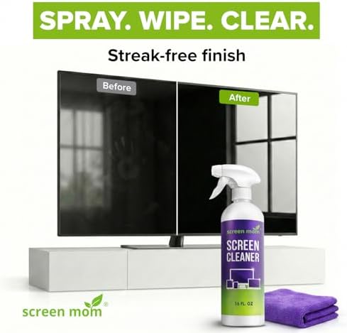 Screen Mom Screen Cleaner Spray 16oz Bottle - Image 3