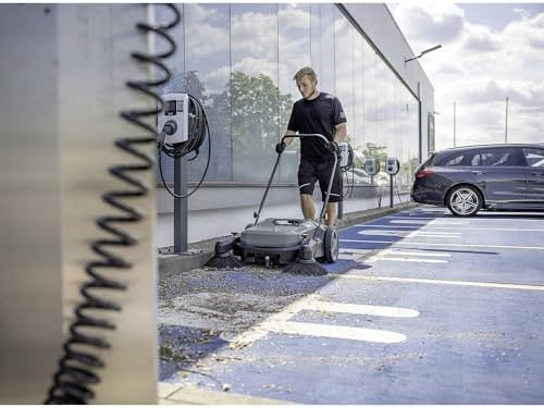 KÄRCHER Pro Walk Behind Outdoor Push Sweeper, KM 70/20 C 2SB, Two Bristle - Image 3