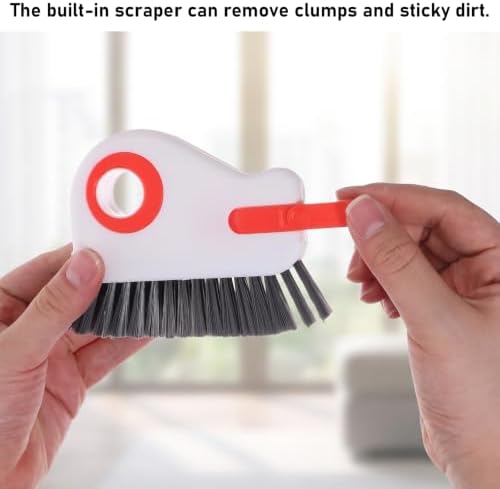 2PCS Groove Cleaning Brush 2 in 1 Window Track Cleaner Crevice Clean Brush - Image 7