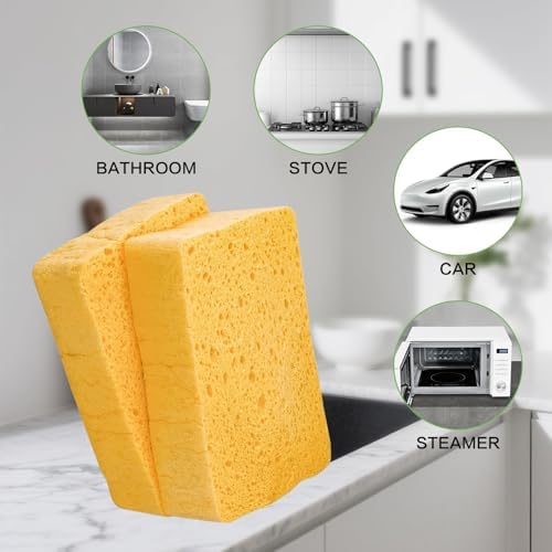 10-Count Kitchen Sponges, Compostable Thicker Pop-Up Sponges - Image 7