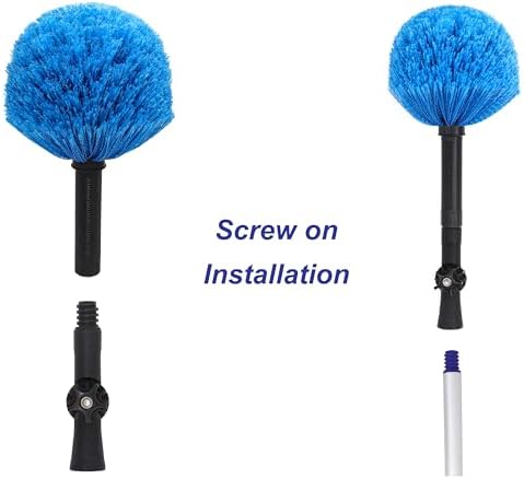 EaseYourDay Cobweb Duster Head Spider Web Brush, Fits 3/4" Screw-On Thread - Image 5