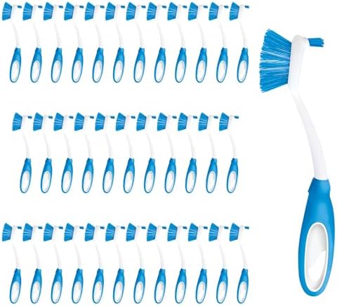 Dish Brush Scrubber for Kitchen, 36 Pack, by LOLA, Stiff Bristles & Food Scraper by LolaProducts