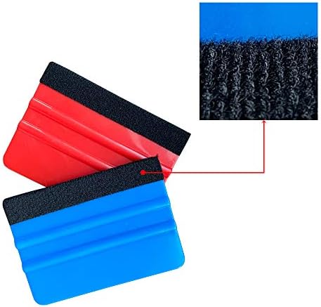Felt Edge Squeegee Car Wrapping Tool Kits 4 Inch Vinyl Wrap Squeegee Applicator - Image 3