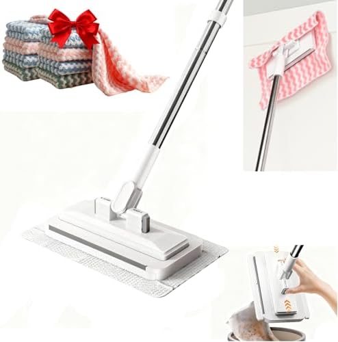 Mini-Sized Snap Mop with 10 Reusable Cloths by INWEJIA