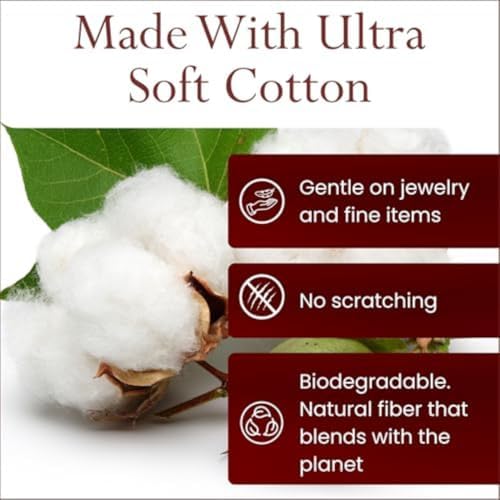Pro Size Polishing Cloth Set of 2 Large Cleaning Cloths Pure Cotton Made in USA - Image 4