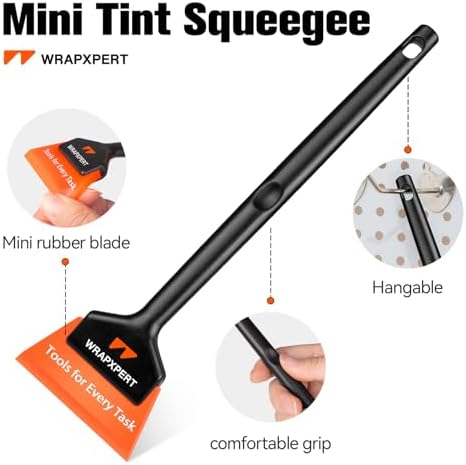 WRAPXPERT Small Squeegee, Rubber Window Squeegee - Image 2