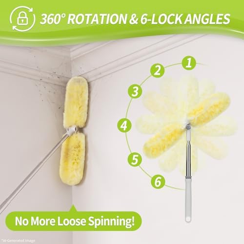 IVYROLL Dual Head Duster with Extended Handle 6 ft - Image 4