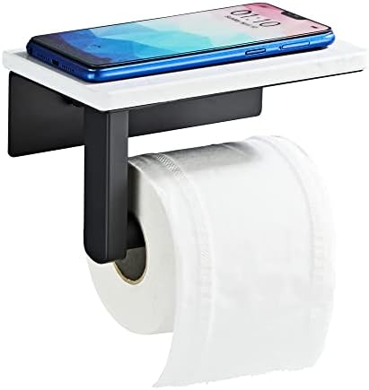 Matte Black Toilet Paper Holder by BTHRMHW