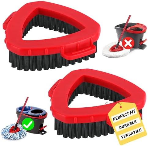 2 Pack Scrub Brush Replacement Head by TidyMonster