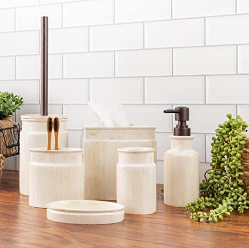 Rustic Luxe Toilet Brush and Holder Set - Image 6