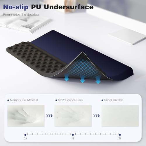 Ospelelf Keyboard Wrist Rest, Ergonomic Memory Foam Wrist Support - Image 5