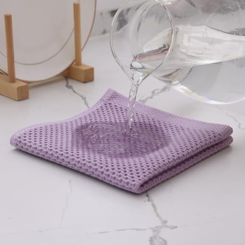 Kitinjoy 100% Cotton Waffle 8-Pack Kitchen Towels - Image 3