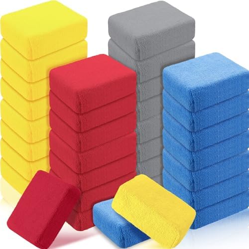 Riakrum 32 Pcs Microfiber Applicator Pads by Riakrum