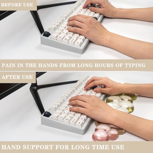 Gel Keyboard and Mouse Wrist Rest, Cloud Wrist Pad - Image 3