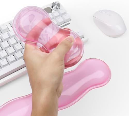 Gel Keyboard and Mouse Wrist Rest, Cute Wrist Support and Arm Support Keyboard - Image 4