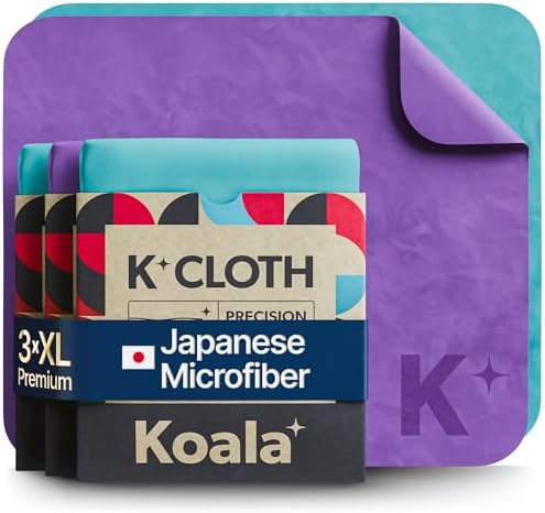 Koala Lens Cleaning Cloth | Japanese Microfiber | Blue & Purple by KoalaLifestyle