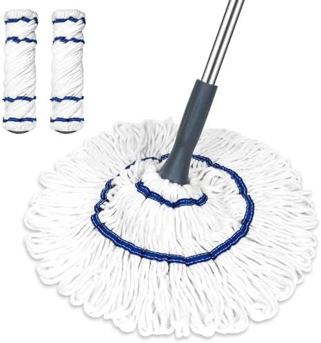 Silkyhose Self-Wringing Twist Cotton Mop by Silkyhose