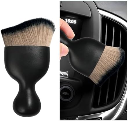 Dickno Car Interior Dust Brush, Soft Scratch Free Auto Detailing Brushes by Dickno