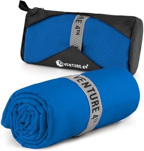 VENTURE 4TH Quick Dry Microfiber Towel by VENTURE4TH