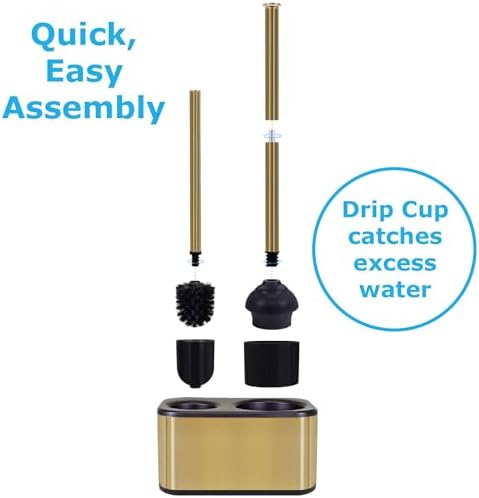 Blue Donuts Toilet Brush and Plunger Set - Image 4