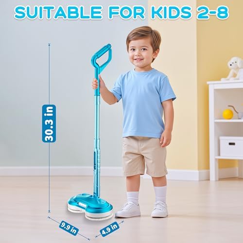 BLAXTEM Electric Mop Toy, Rechargeable W/ Water Sprayer - Image 6