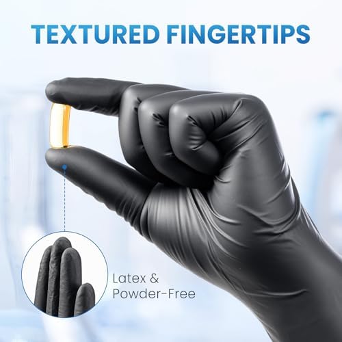 Borje 6 Mil Heavy-Duty Nitrile Disposable Gloves - Image 5