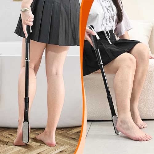Long Handle Foot Scrubber with Toe Gap Cleaner, 18.8" - Image 5