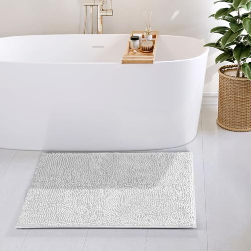 Hearth & Harbor Bathroom Rugs, Chenille Bath Mat - Image 2